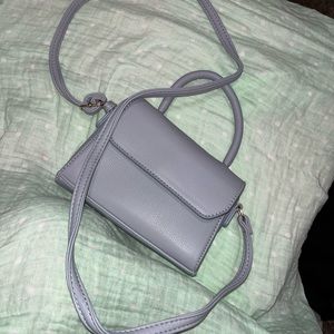 Blue crossbody bag